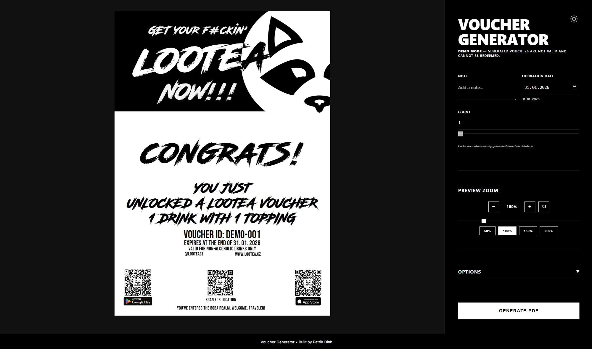 VOUCHER GENERATOR preview